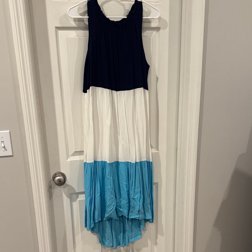 Amazon Women's Navy, White, and Blue Dress